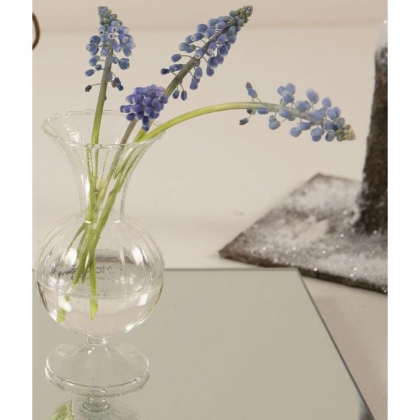 Elke glasvase kollektionen - 2 forskellige vaser Rund glasvase str. H13,5 cm